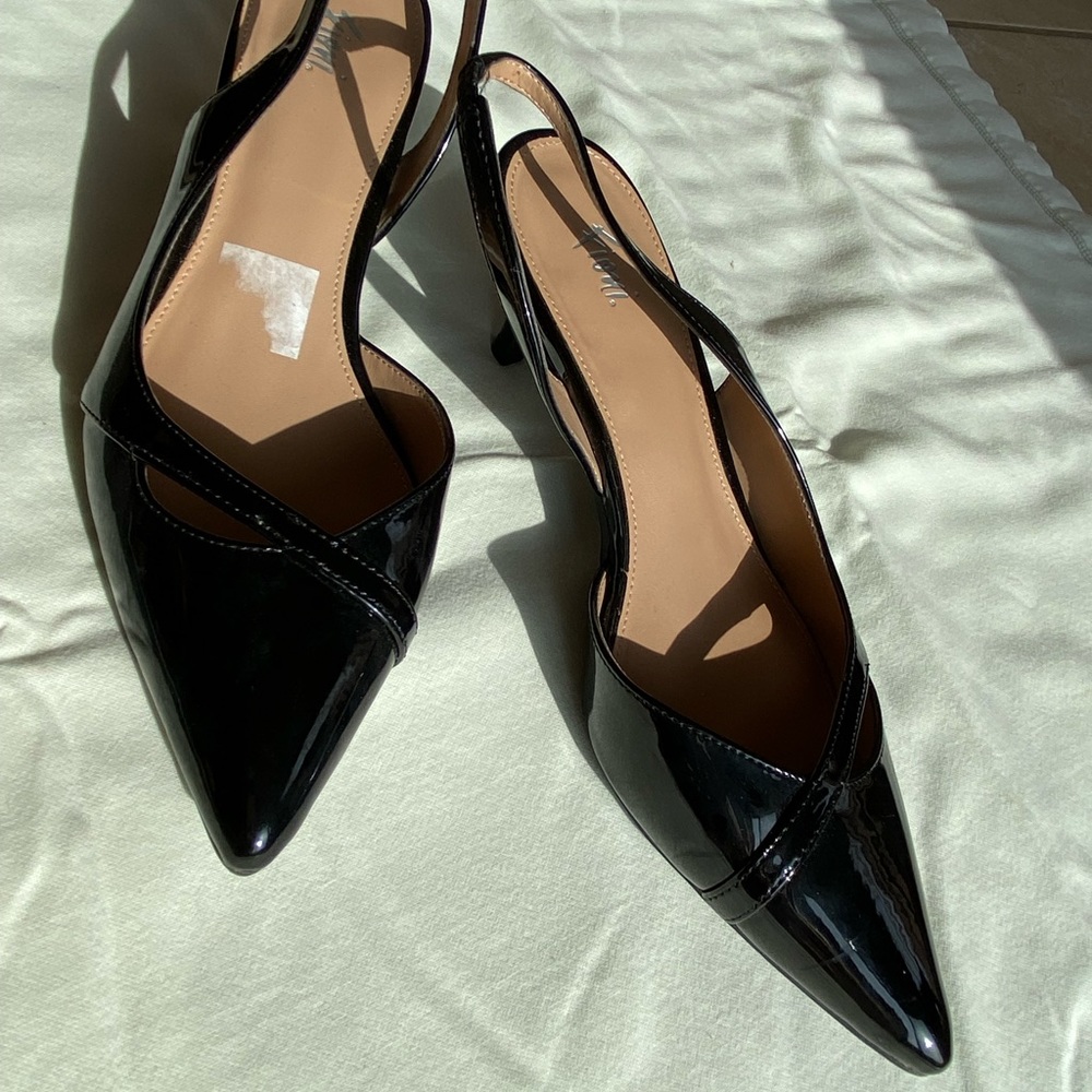 Fioni Black Patent Heel